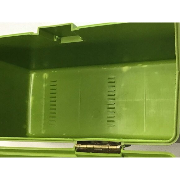 Vintage Light Green Sterling Plastics Co. Letter File Storage Box 1970's - Picture 3 of 9